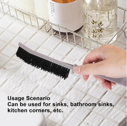 2 PCS Hard Cleaning Brush Cleaning Tools For Narrow Corner Tight Spaces
