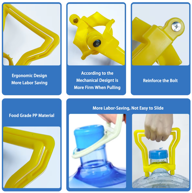 2 Pcs Bucket Lifter(blue and yellow)