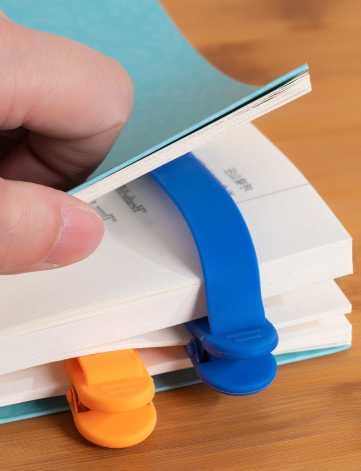 3PC Silicone Bookmark
