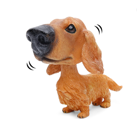 Cute shaking head dog