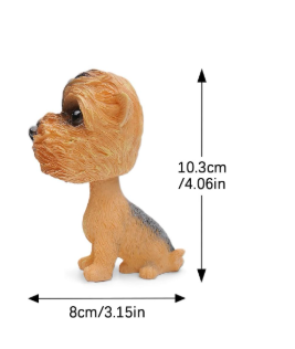 Cute shaking head dog