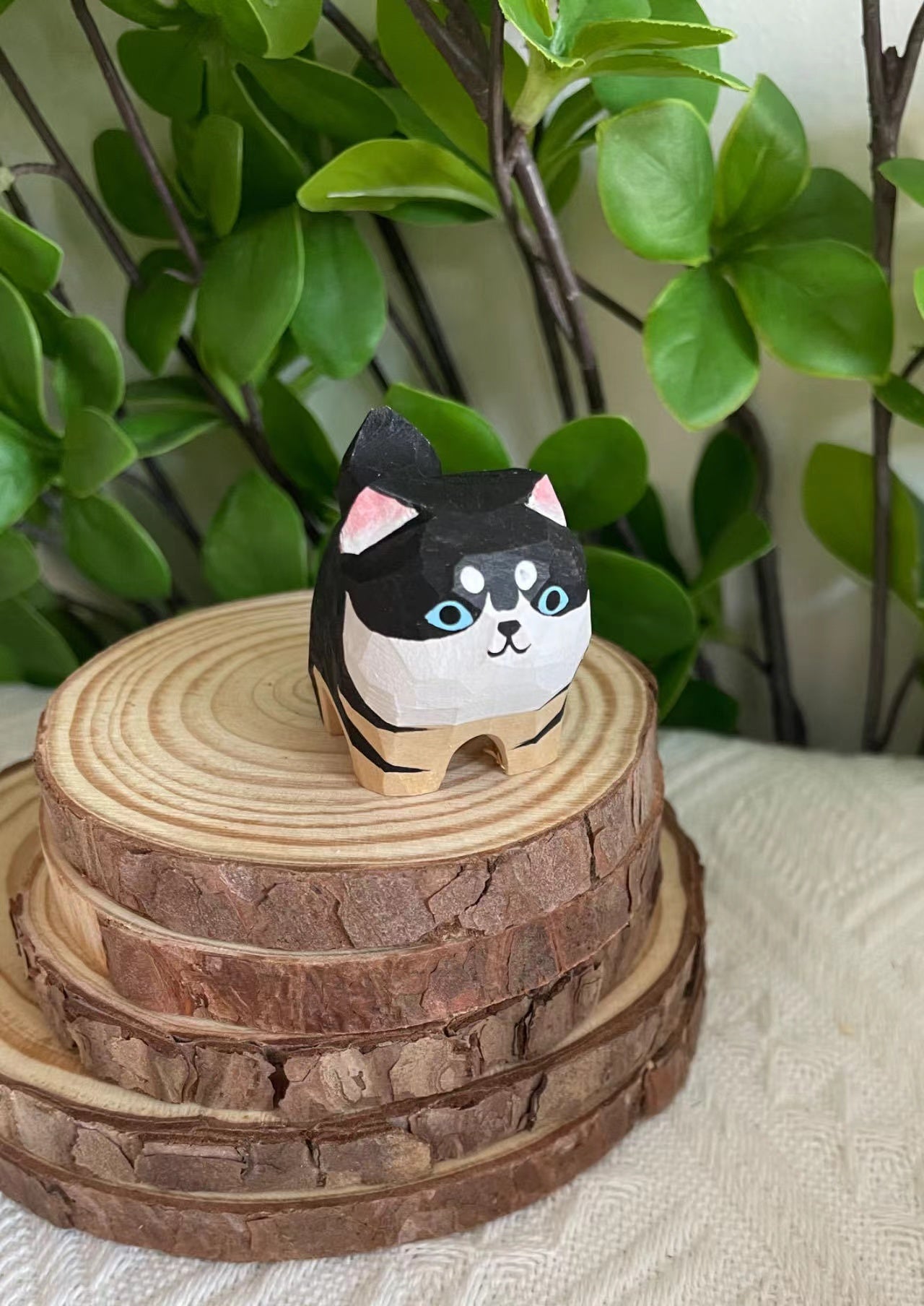 Handmade wooden animals