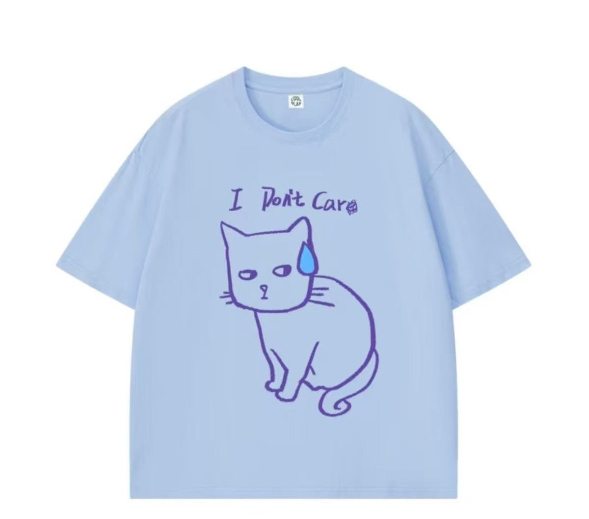 I DON'T CARE CAT T-shirt