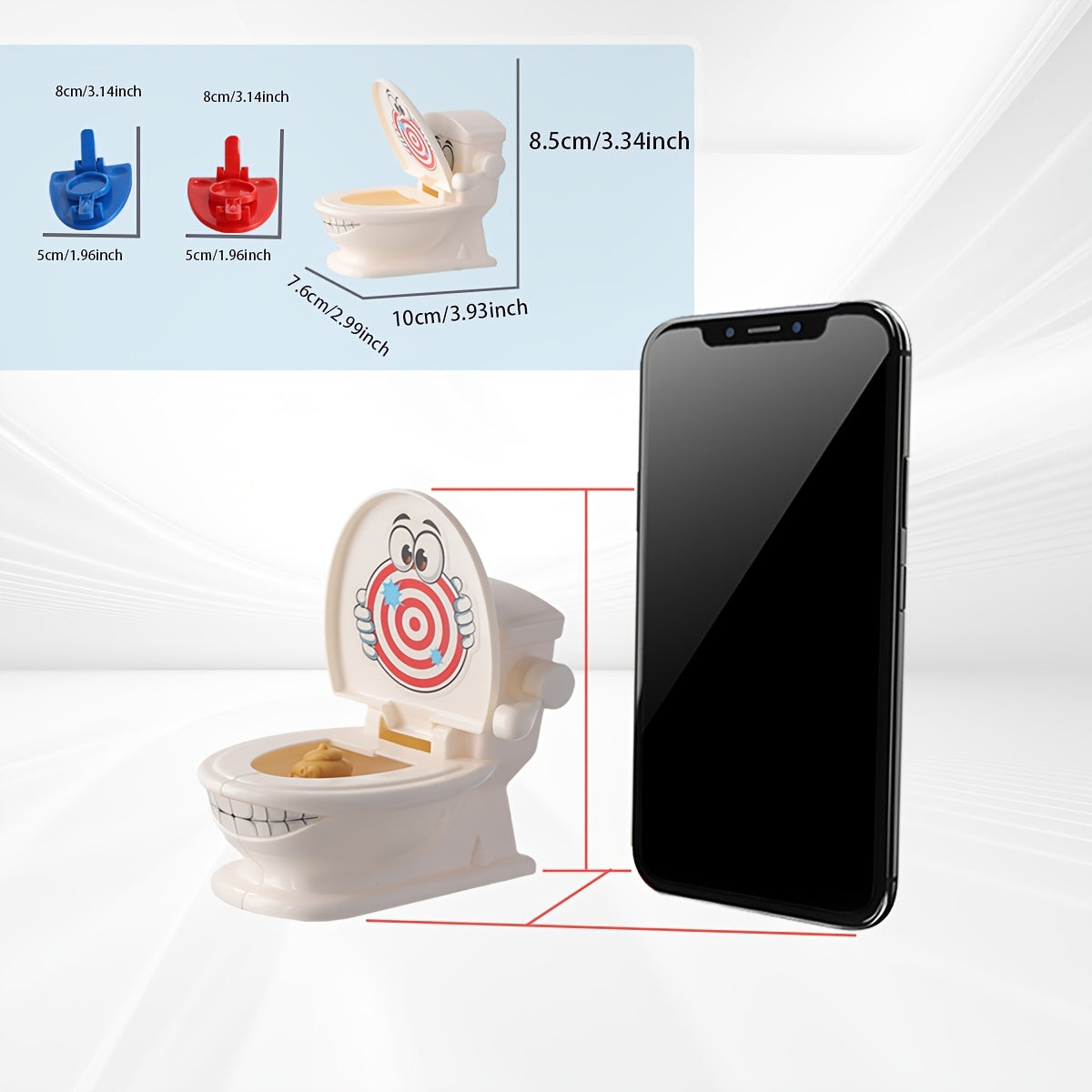 Realistic toilet parent-child game