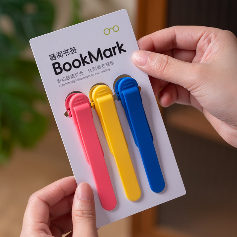 3PC Silicone Bookmark