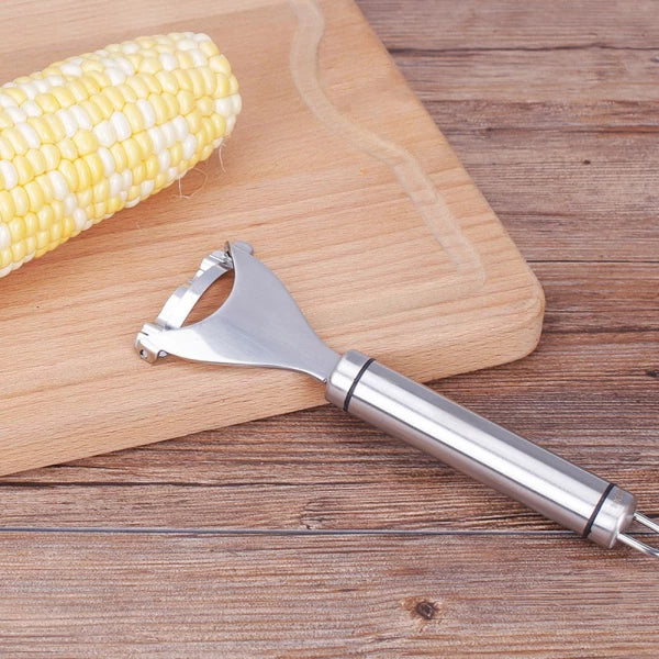 Stainless Steel Corn Peeler For Corn On The Cob