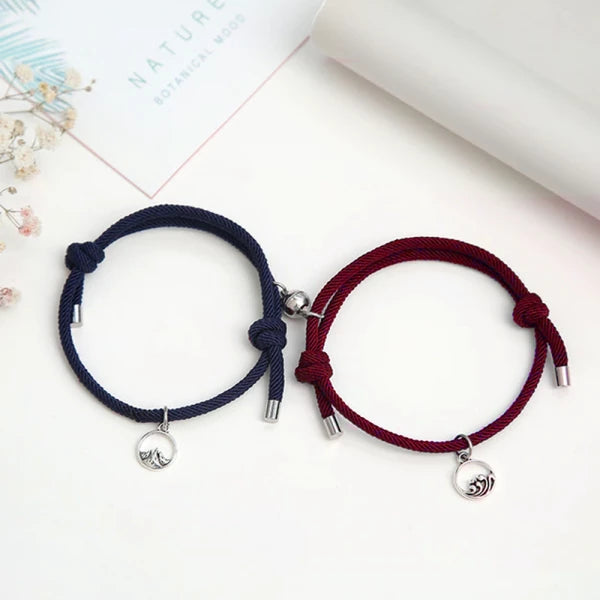 Matching Magnetic Love Couple Bracelet(one set)