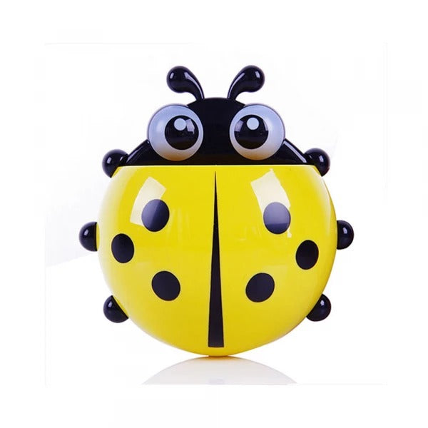 Ladybug Toothbrush Holder With Suction Cups