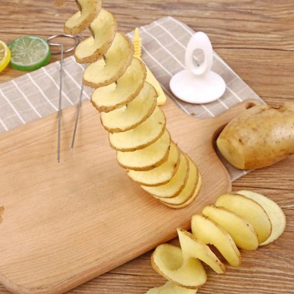 Reusable Twisted Potato Spiral Cutter