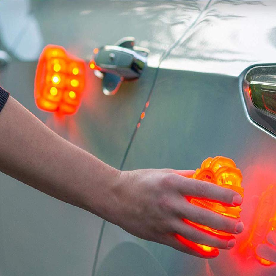 Magnetic LED Emergency Safety Flare Set (Set Of 2)