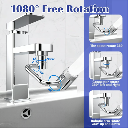 Faucet Extender 1080° Rotation