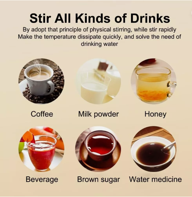 Magnetic electric mixing cup