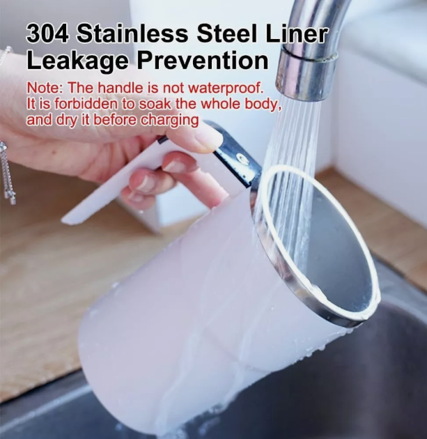 Magnetic electric mixing cup