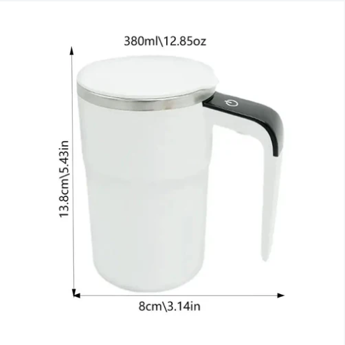 Magnetic electric mixing cup