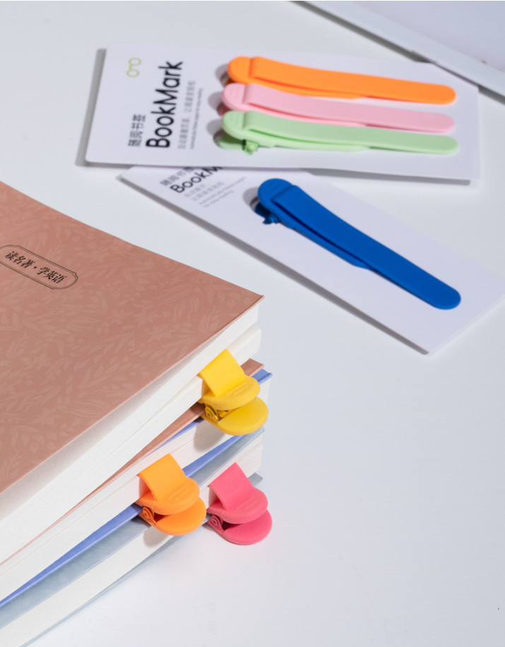 3PC Silicone Bookmark