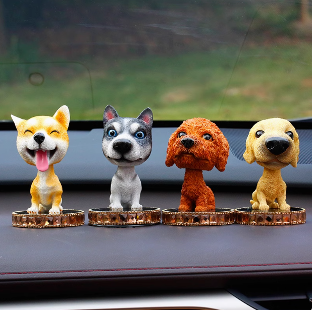 Cute shaking head dog