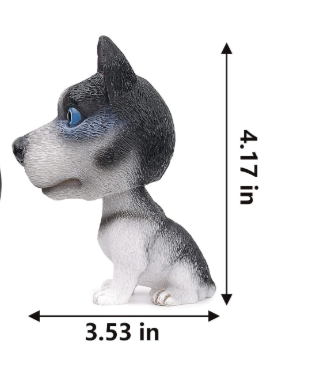 Cute shaking head dog