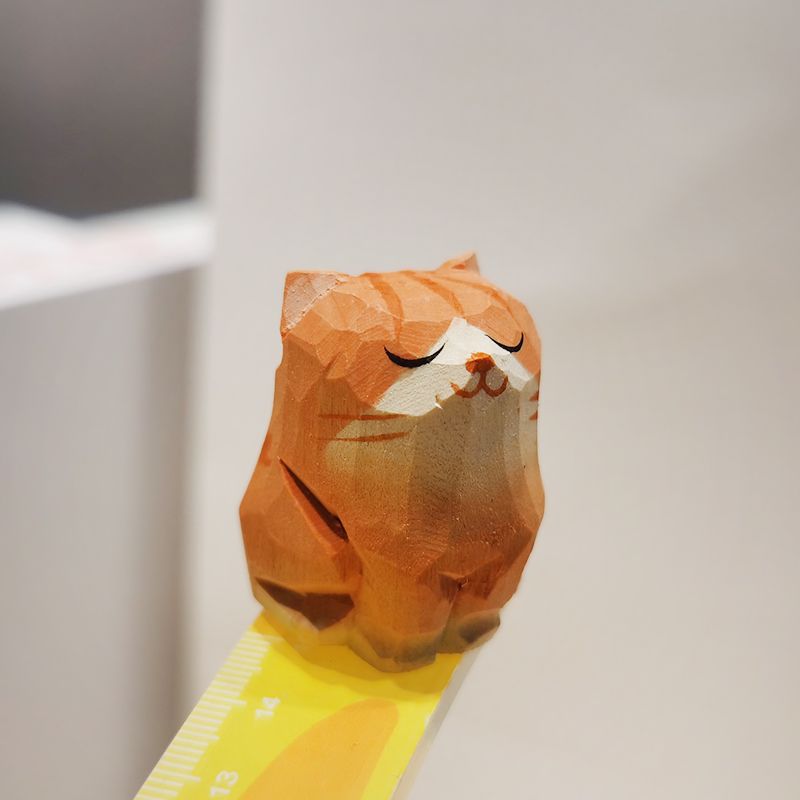 Handmade wooden animals