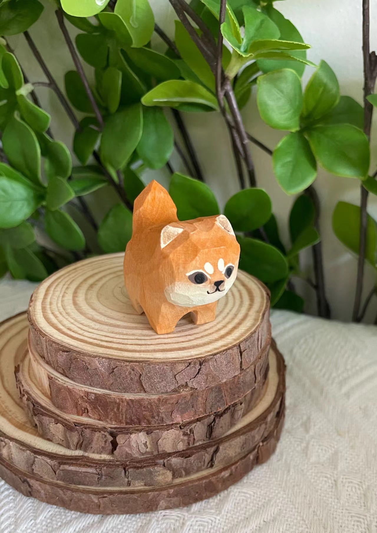 Handmade wooden animals