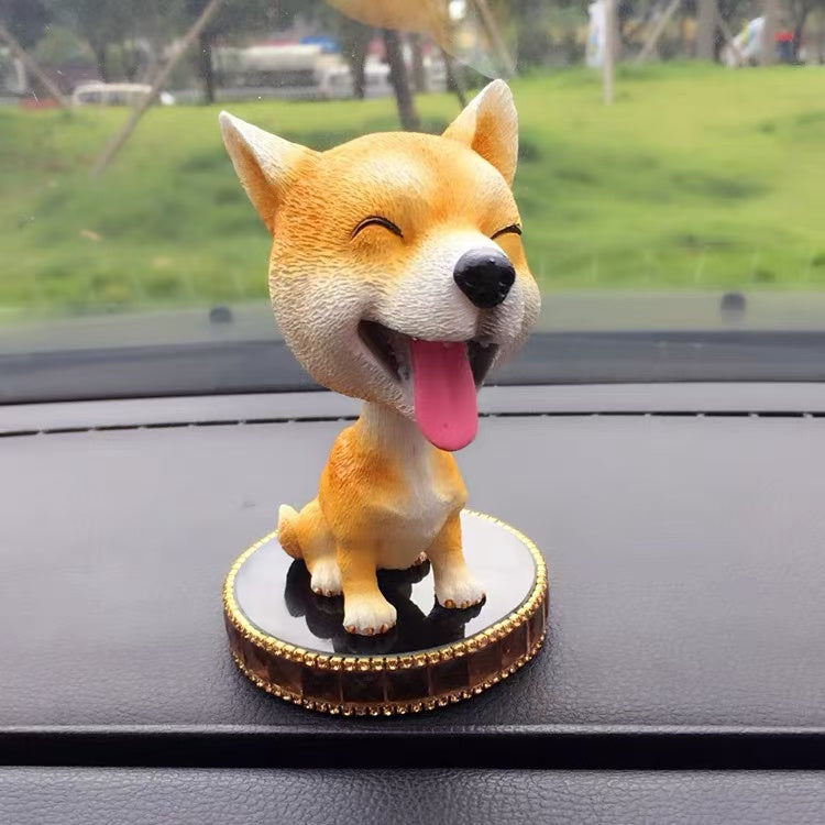 Cute shaking head dog