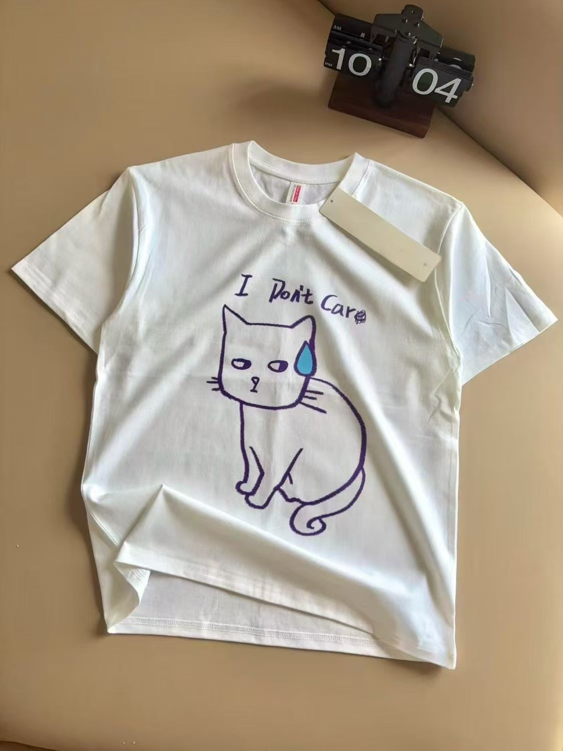 I DON'T CARE CAT T-shirt