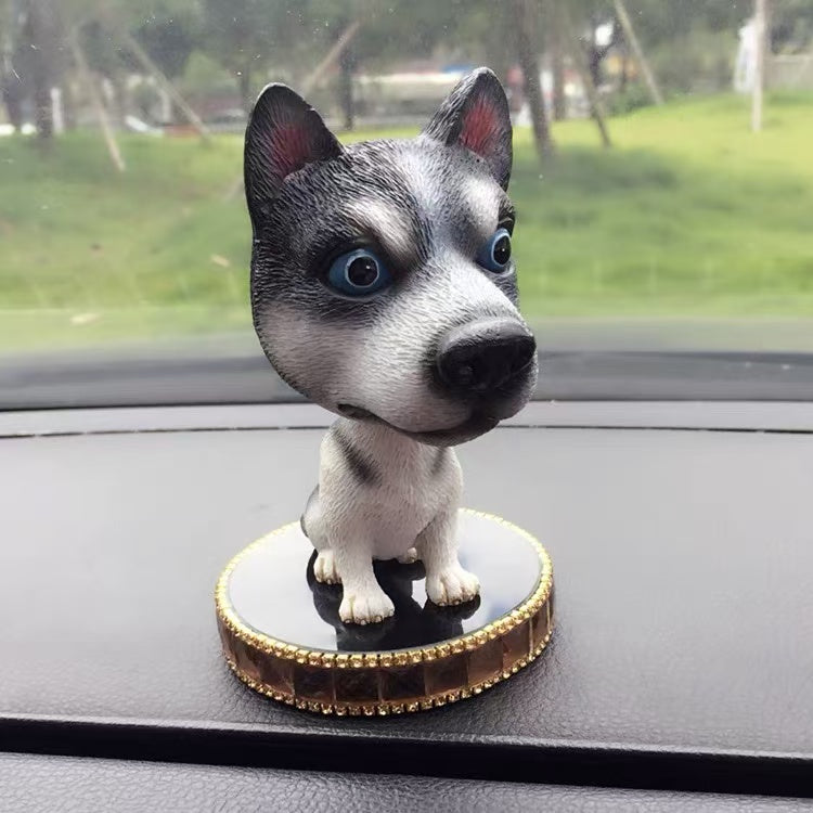 Cute shaking head dog