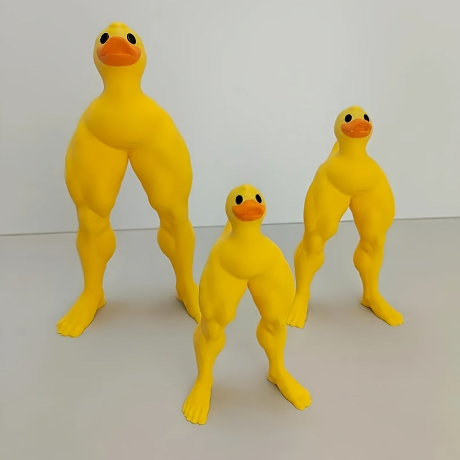 Muscular leg duck model--3D printed Dash Duck