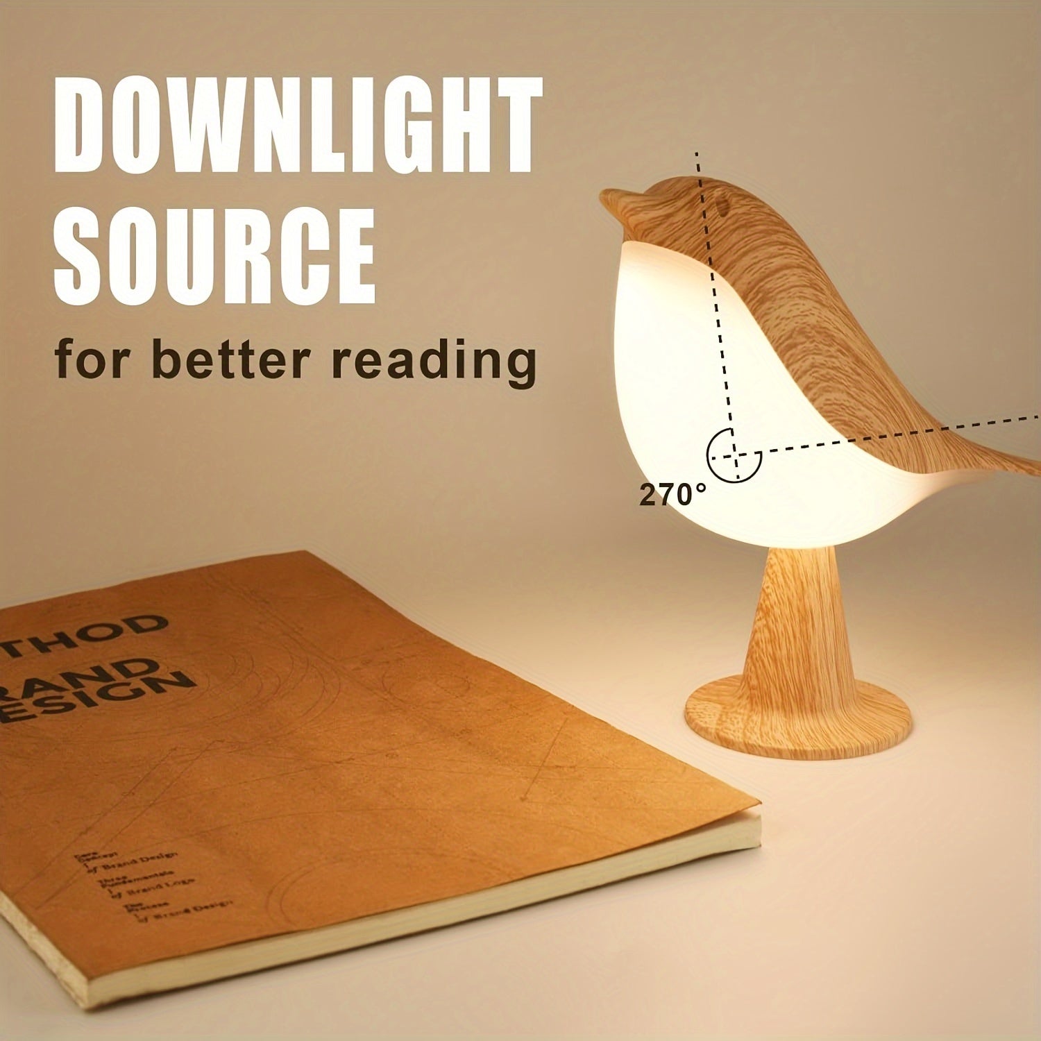 3 Color Temperature LED Aromatherapy Bird Light