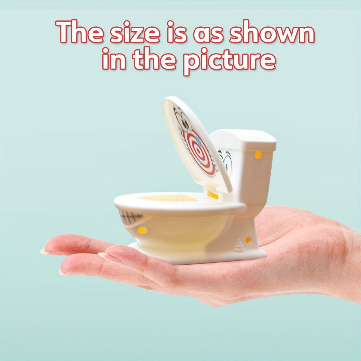 Realistic toilet parent-child game