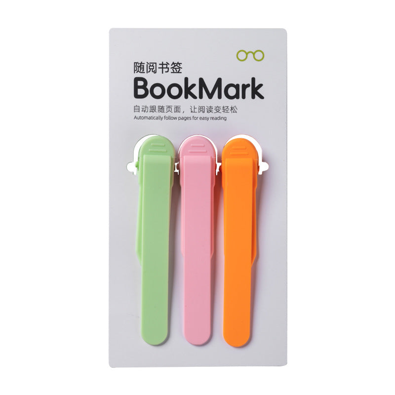 3PC Silicone Bookmark