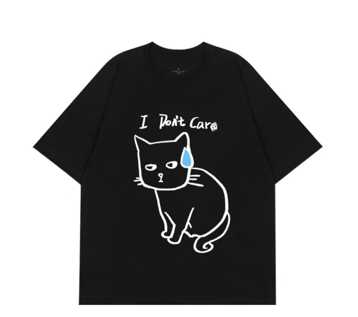 I DON'T CARE CAT T-shirt