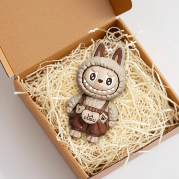 Face-changing keychain