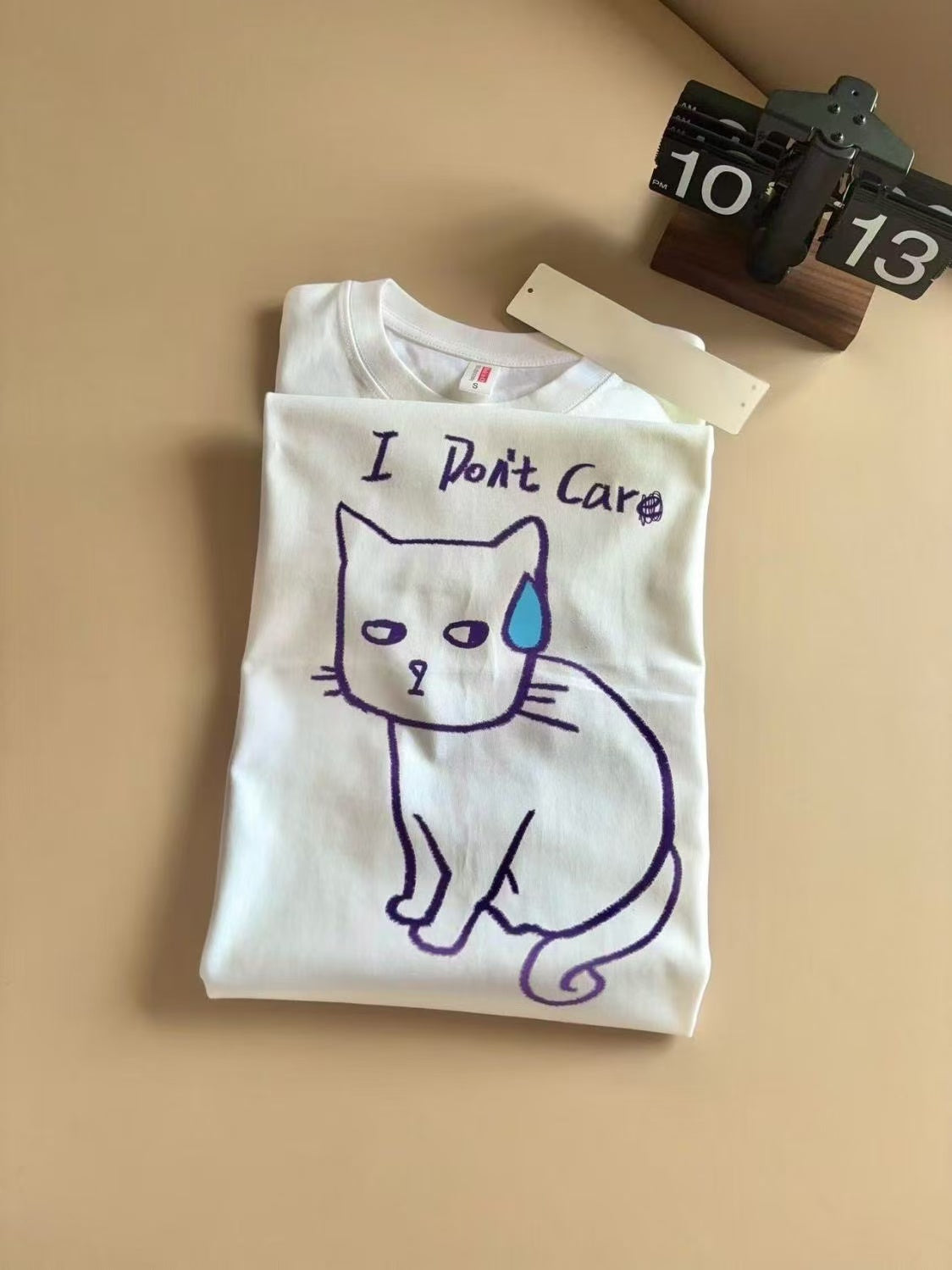 I DON'T CARE CAT T-shirt