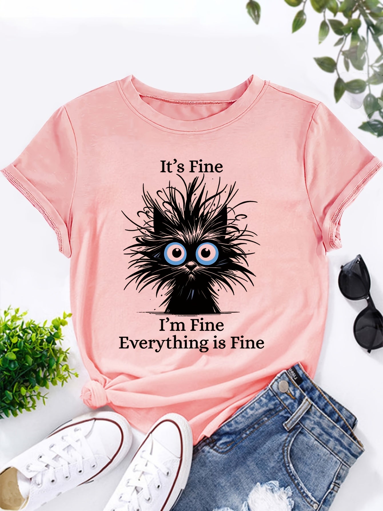 Fine cat T-shirt