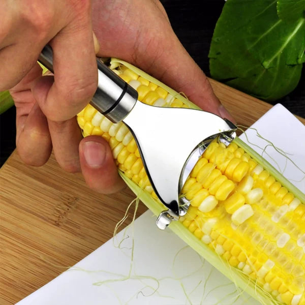 Stainless Steel Corn Peeler For Corn On The Cob