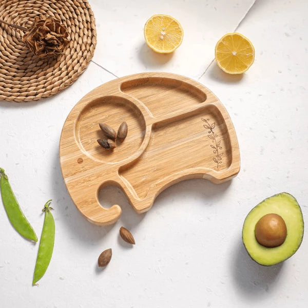 Bamboo Wooden Baby Dinner Plate