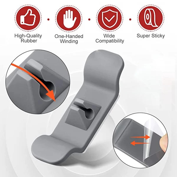 DIY Self Adhesive Easy Kitchen Appliance Cord Winder