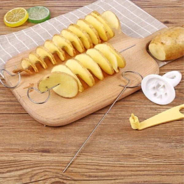 Reusable Twisted Potato Spiral Cutter